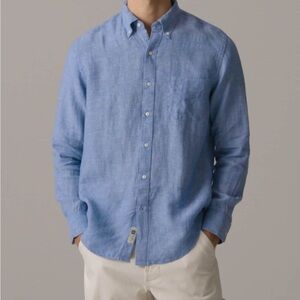 J. Crew Braid McNutt Irish linen shirt